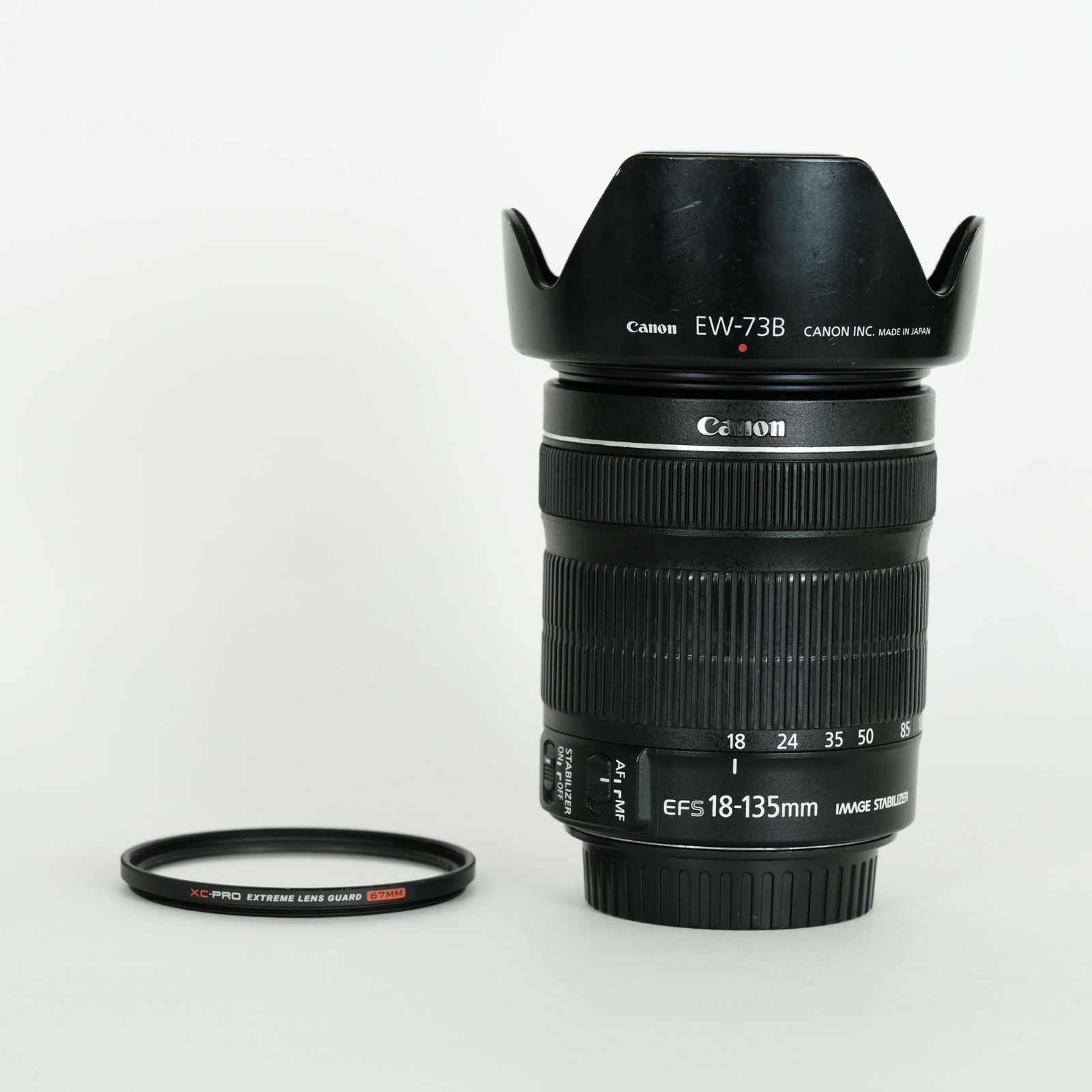 良品｜フード・フィルター付] Canon EF-S18-135mm F3.5-5.6 IS