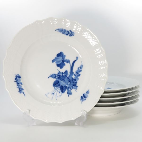 ロイヤルコペンハーゲン プレートブルーフルーテッド 2枚セット