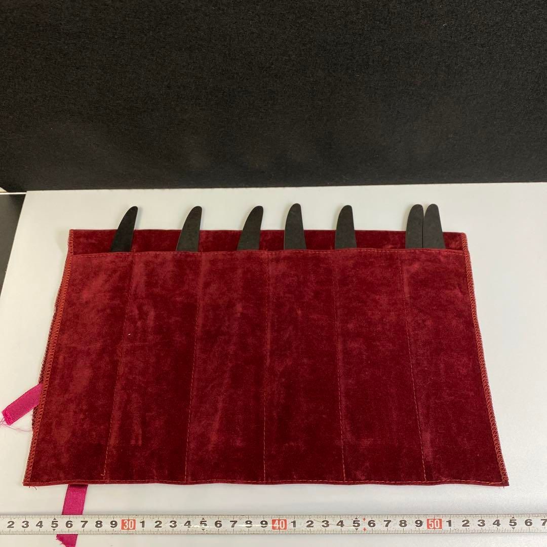 ジョージジェンセン エコーンシルバーナイフ7本562g長さ22.7㎝ケース付