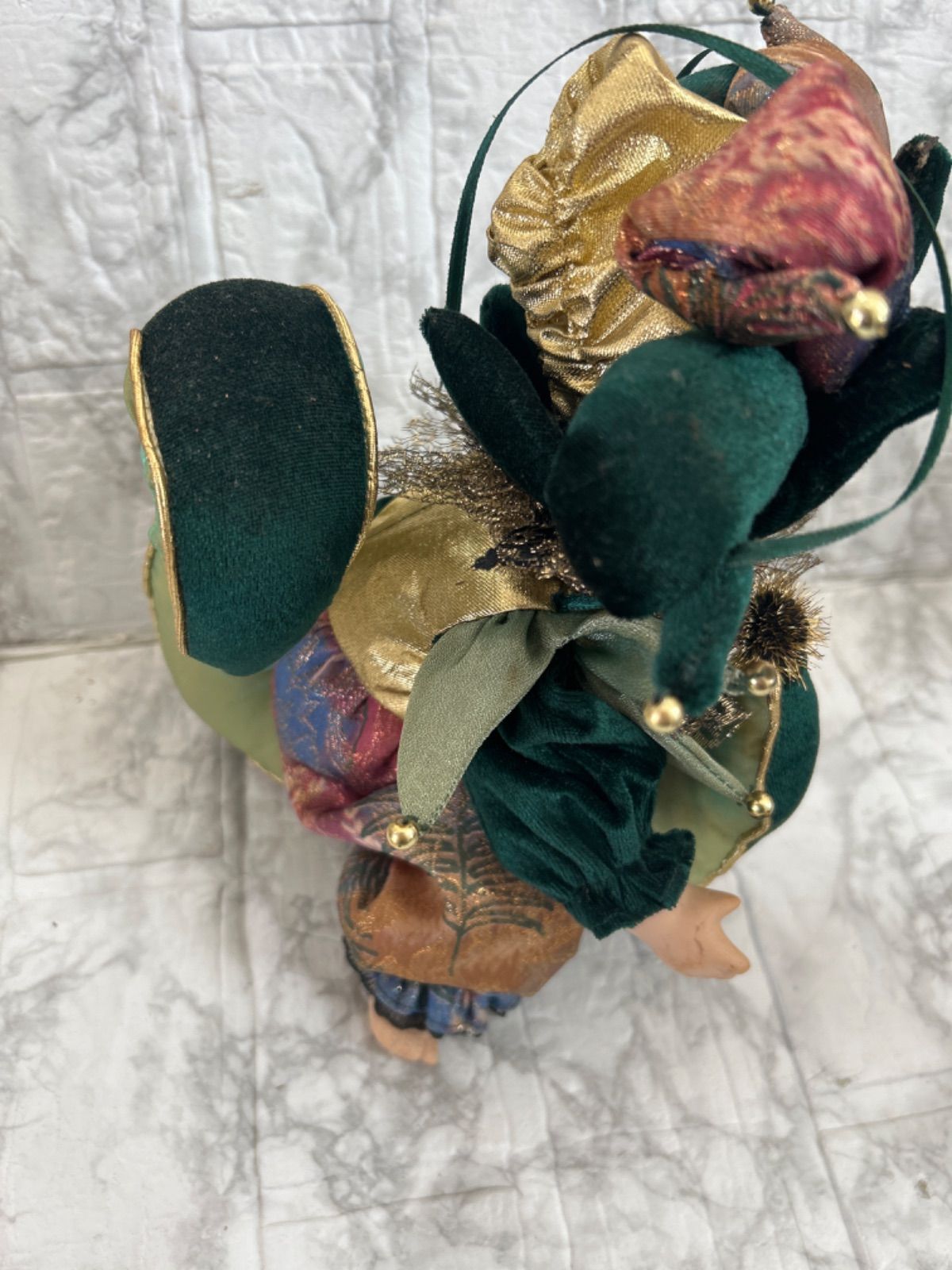 ビスクドール オルゴールドール 道化師 ピエロ ヴィンテージ