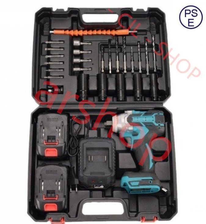 電動 インパクトレンチ 520N.m 多点セ ット ー1台4役 タイヤ交換 電動 インパクトレンチ 520N.m 多点セ ット ー1台4役 タイヤ交換