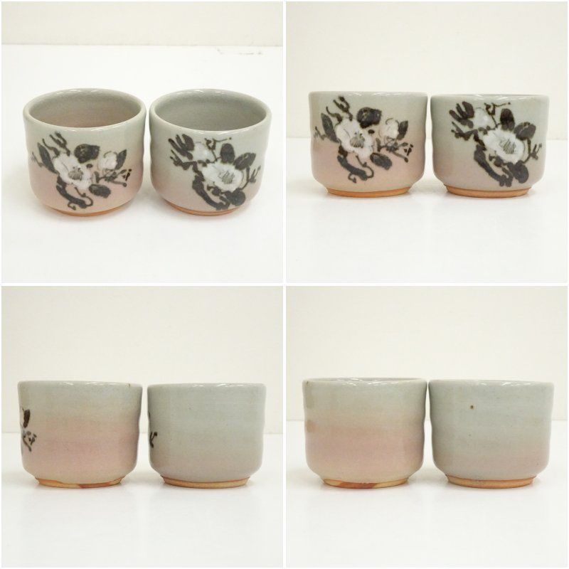 茶道具　時代物　萩焼　お茶碗　合わせ箱　骨董品、美術品 楽天市場】作家○萩焼茶碗 / 十代三輪休雪○共箱付（作家箱書き