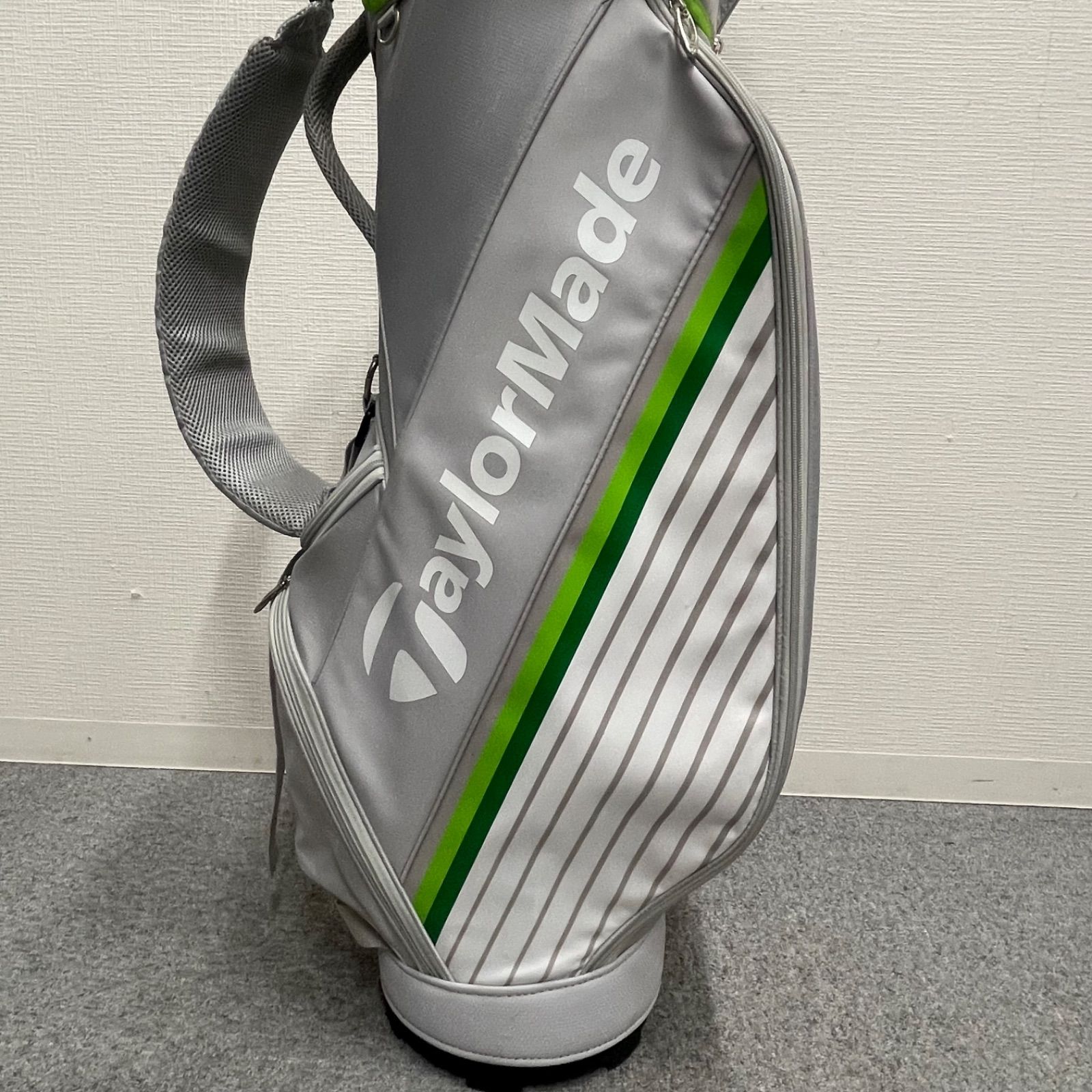 キャディバッグ グレー×グリーン