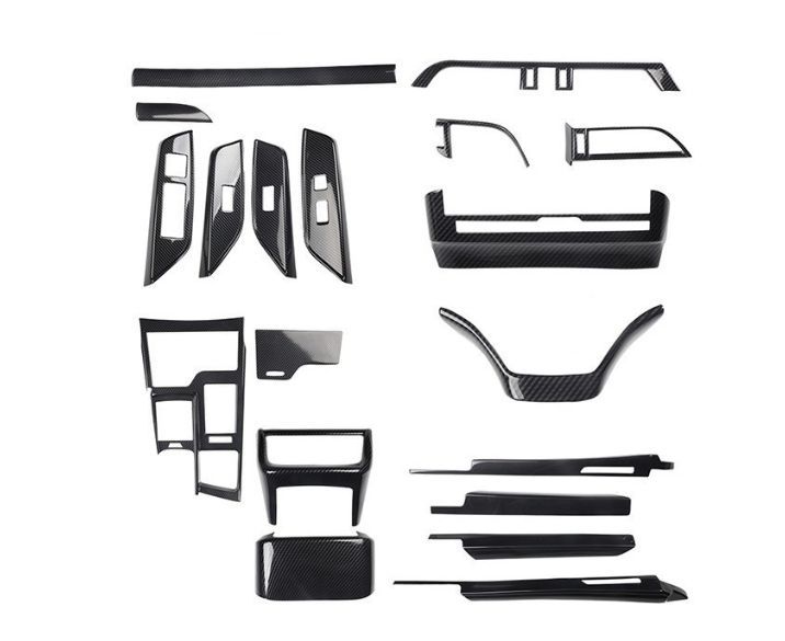 レクサス ESES300h 2018年 - 右ハンドル用 ギア シフト パネルカバーなど19個セットZYL036 入荷