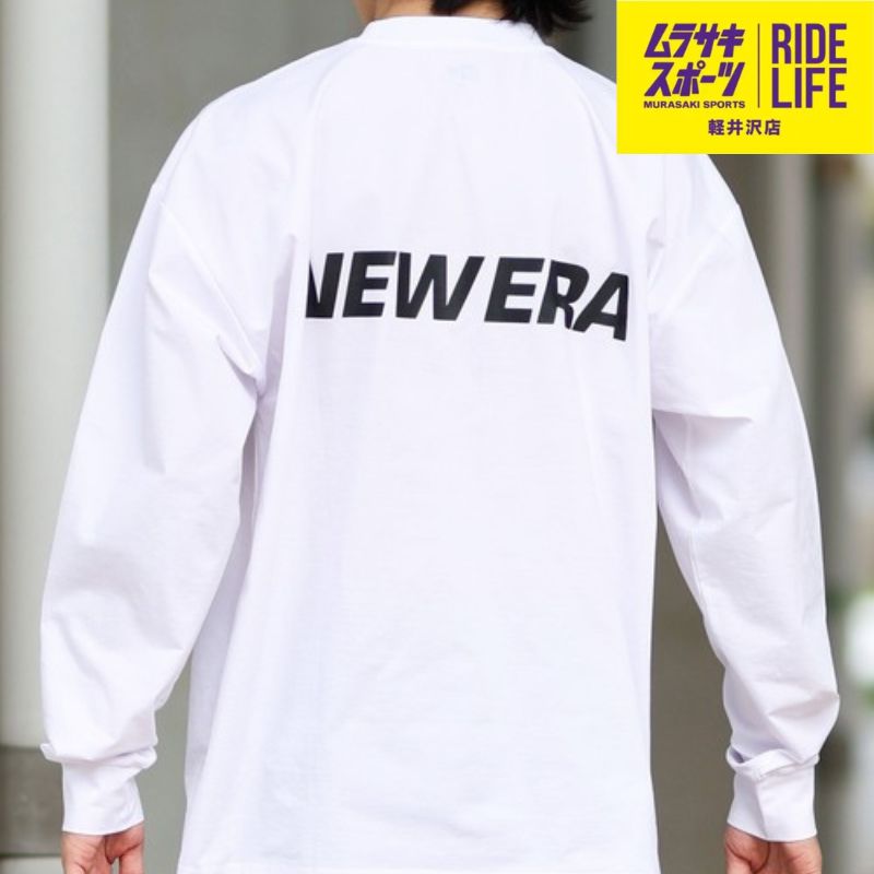 ムラスポ公式 NEW ERA|ニューエラ 長袖Tシャツ|ラッシュガード 水陸両用 UVケア 14391967 WTホワイト白