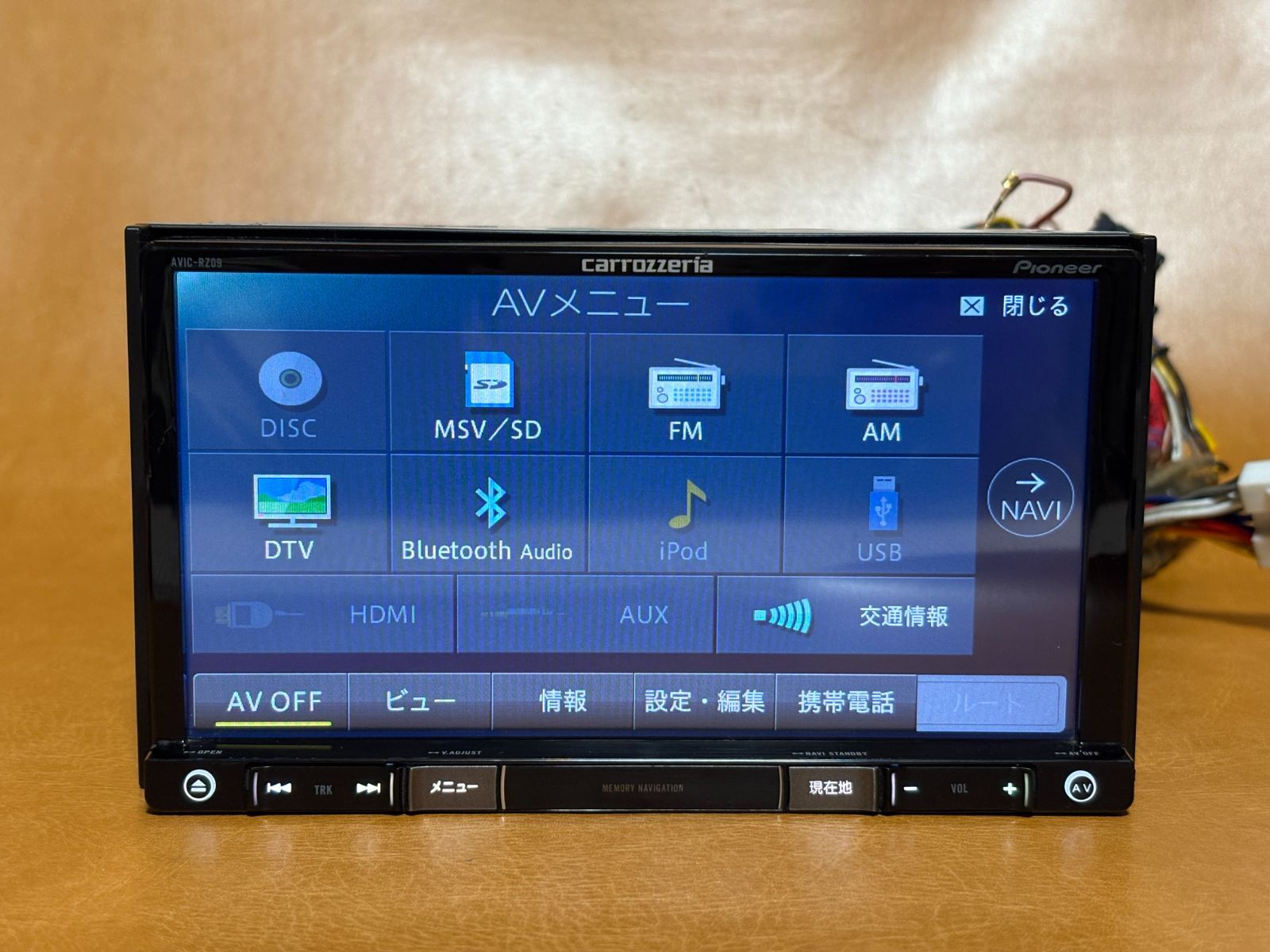 カロッツェリア ( AVIC-RZ09 動作確認済み カロッツェリア メモリー 
