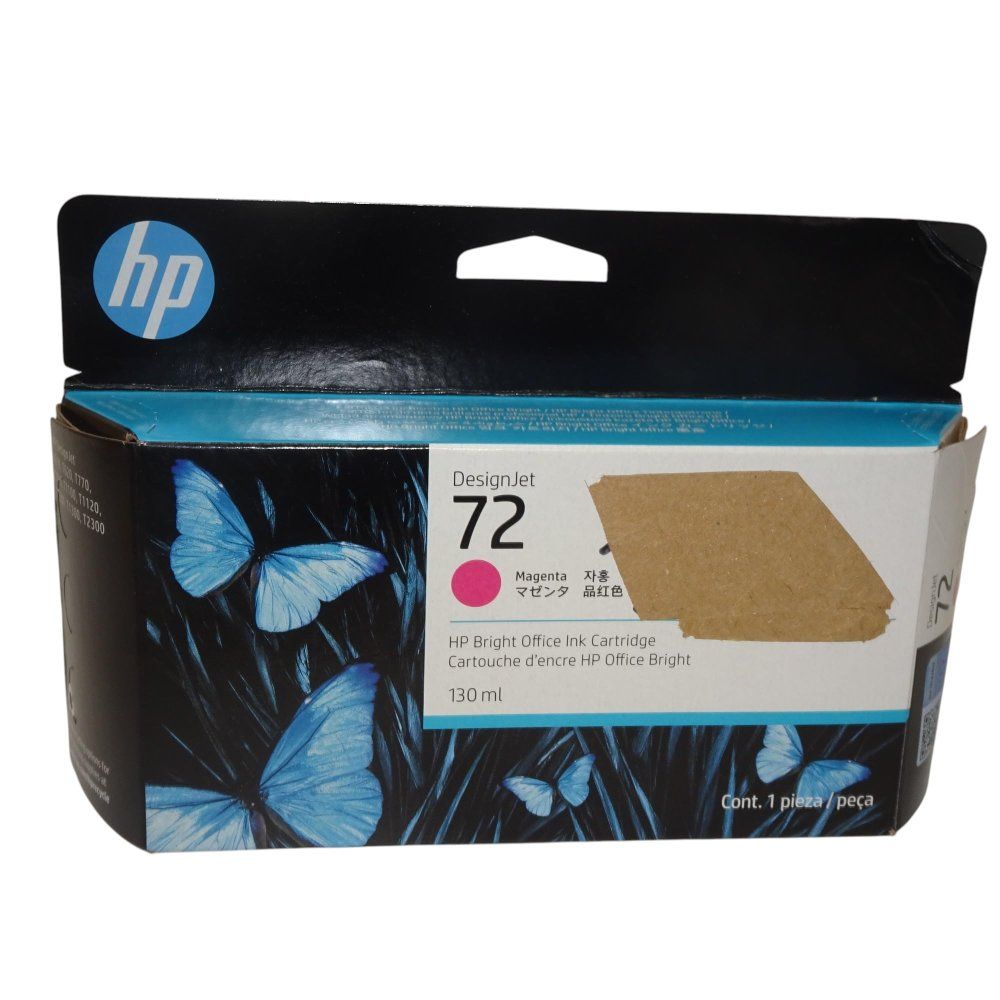 まとめ） HP72 インクカートリッジ マゼンタ 130ml 染料系 C9372A 1個