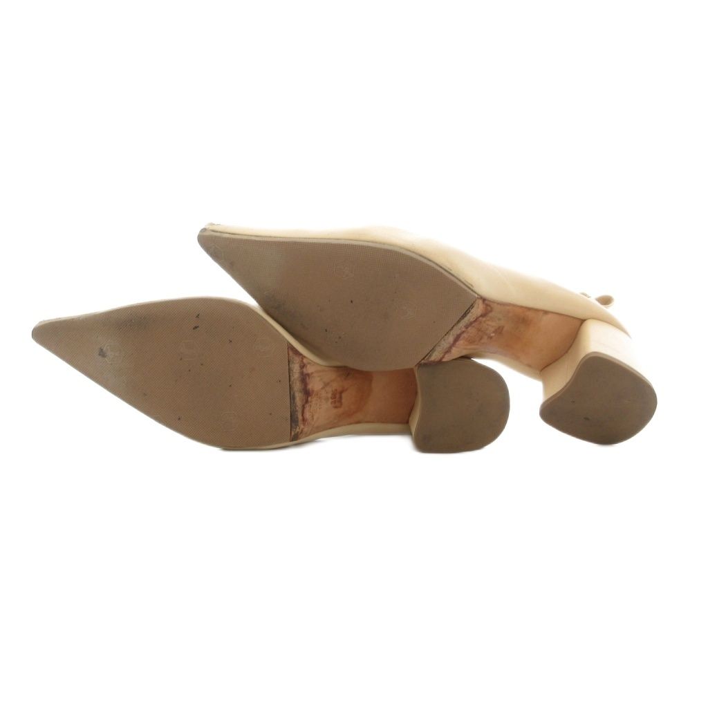 【新品未使用】BRENTA　ブレンタ　ポインテッドトゥ　パンプス　36 1/2 BRENTA ポインテッド ミュールパンプス | maison