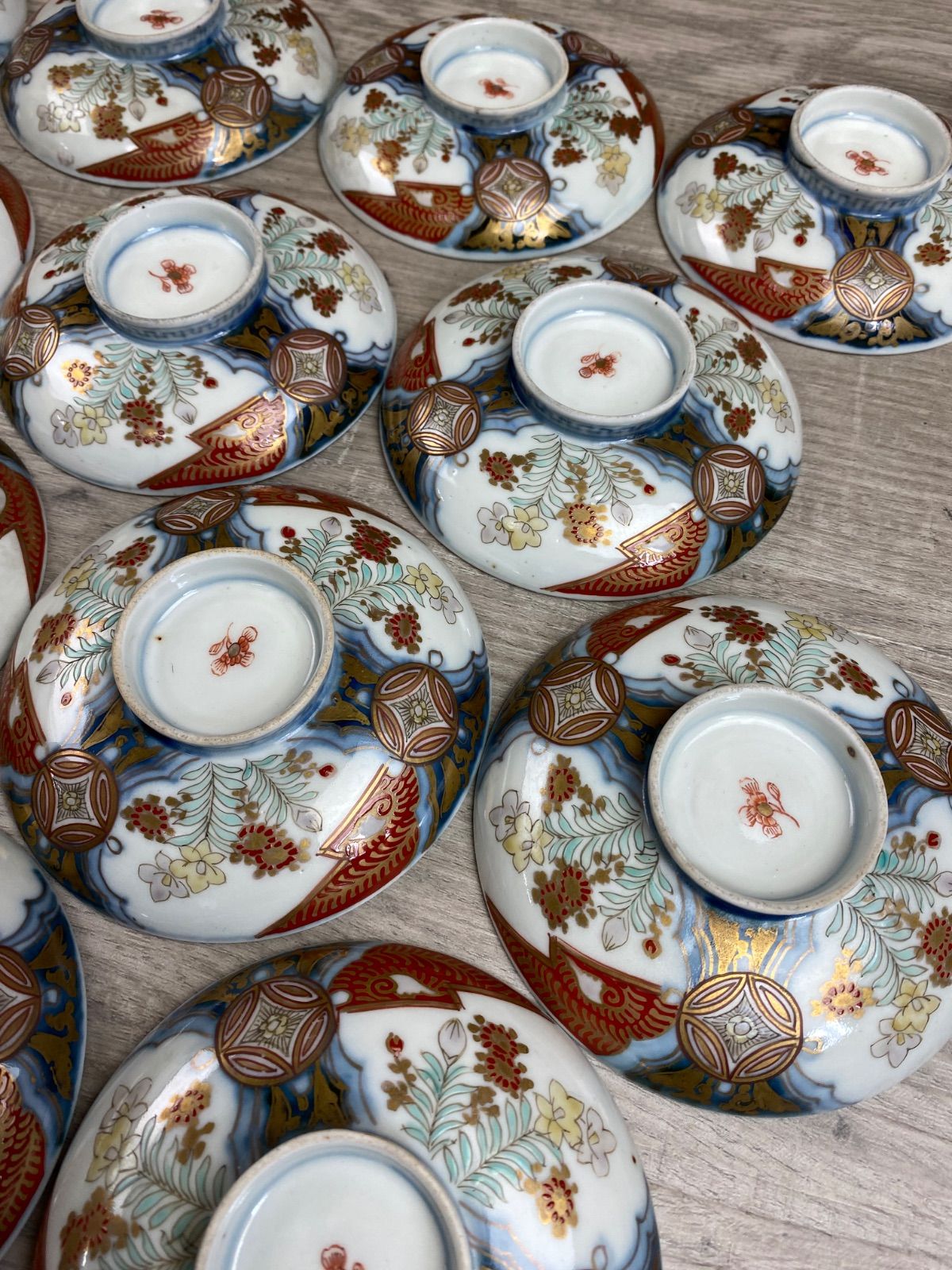 伊万里焼 錦手茶漬茶碗