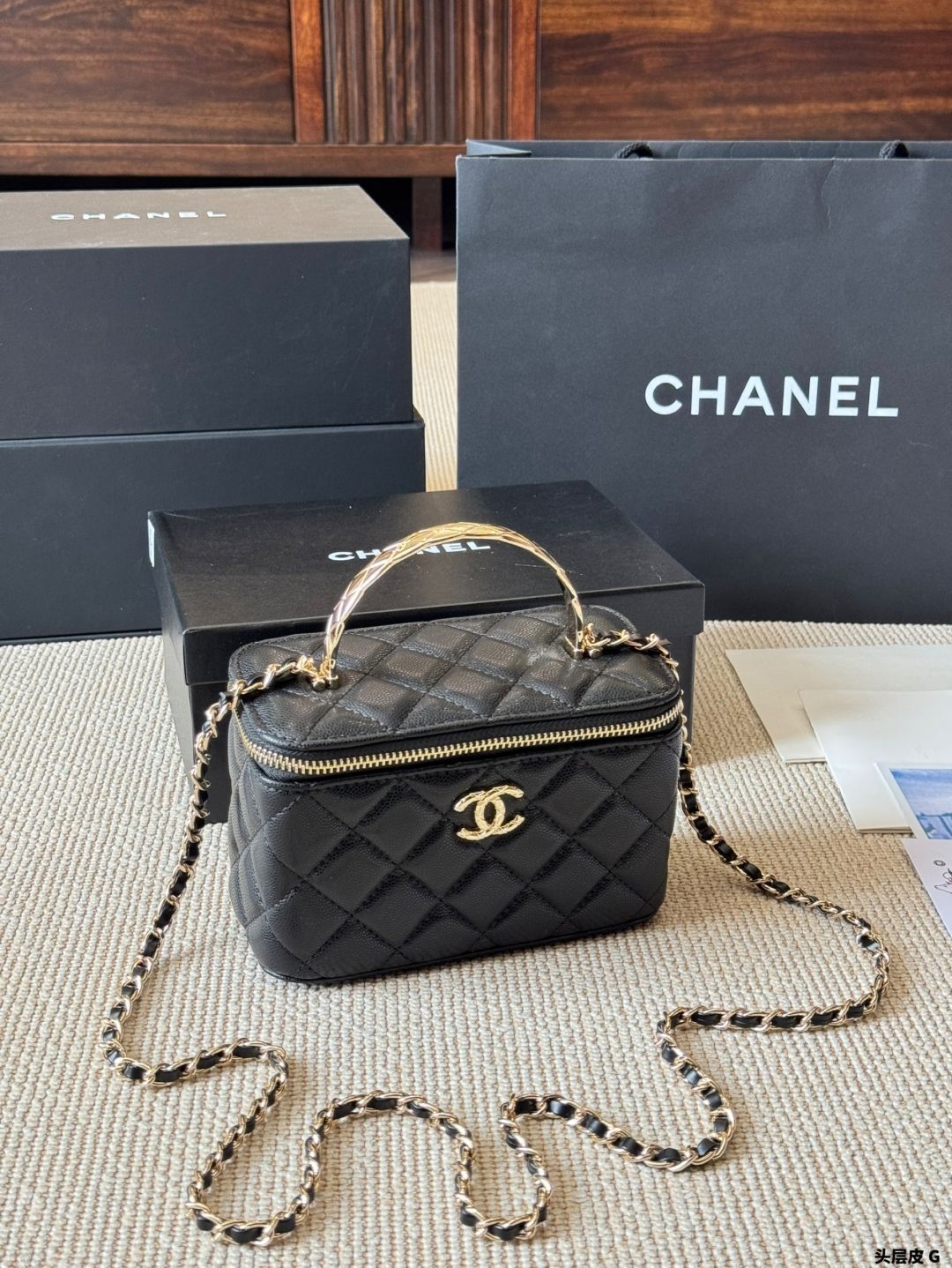 シャネル　ヴィンテージバック CHANEL／シャネル／ヴィンテージ／キャビアスキン／ココマーク