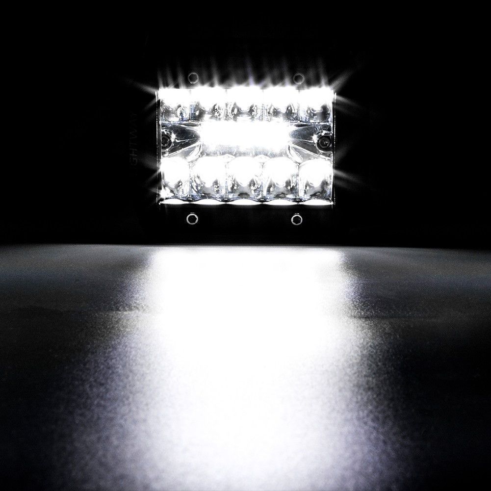 LED ワークライト 12V 60W 1個 120W 作業灯 20灯 補助照明 荷台照明 フォグランプ トラック ダンプ バックランプ 前照灯 投光器 防水 汎用