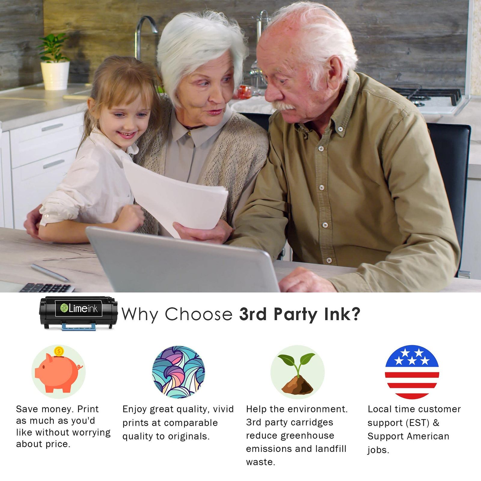 Limeink M11XH 331-9805 大容量レーザートナーカートリッジ Dell B2360 B3460 B3465 B2360d B2360