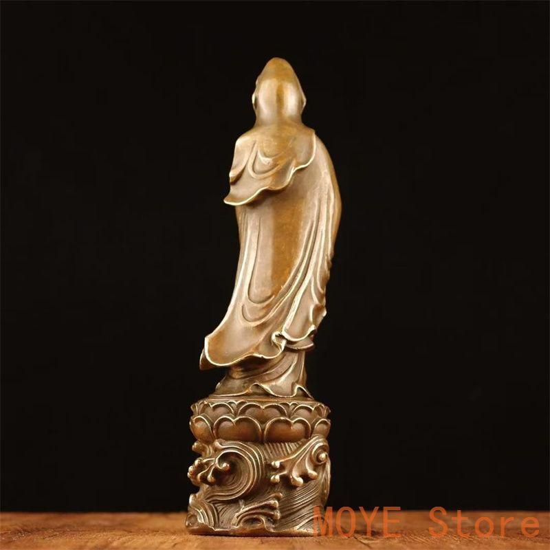 銅製 仏像 浄水観音菩薩仏像 仏間供養 銅製品 工芸品 置物 銅製 仏像 浄水観音菩薩仏像 仏間供養 銅製品 工芸品 置物