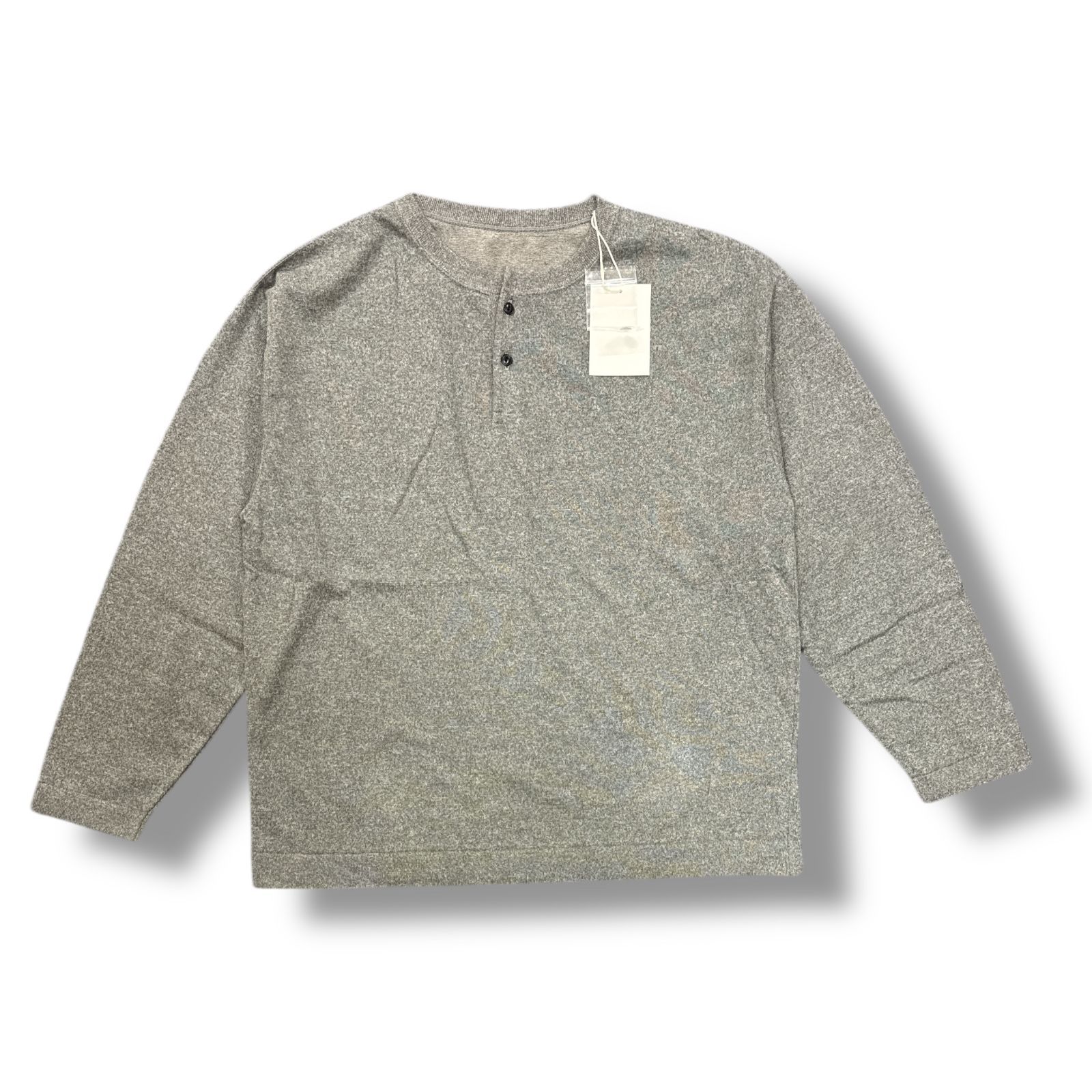 参考上代20900円 未使用品 crepuscule 24SS Henry Neck L/S ヘンリー
