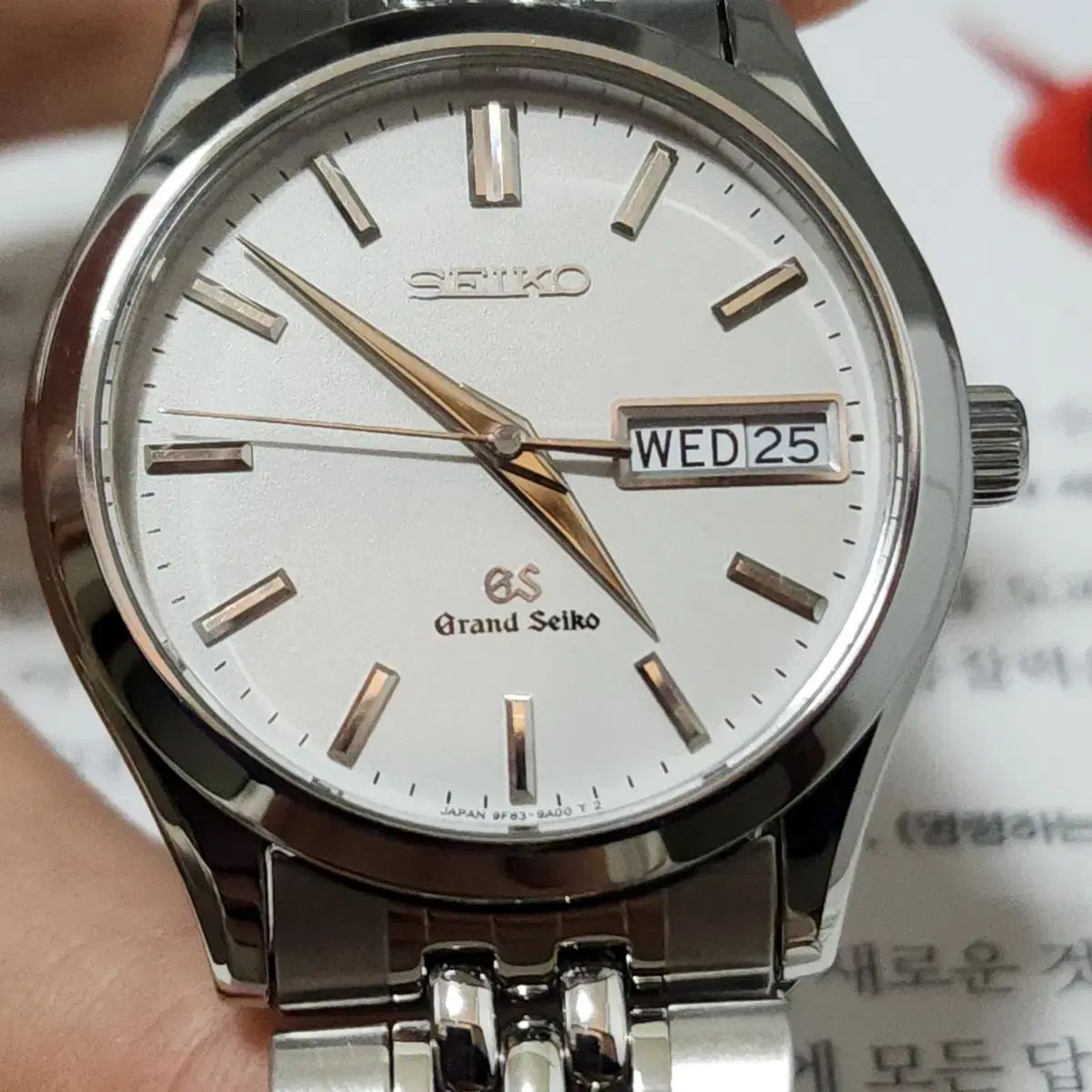 高級 グランド セイコー 超精密クオーツ 米粒ベゼル SBGT001 メンズ 時計 翌日発送