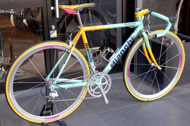 Bianchi ビアンキ MEGAPRO【FROM JAPAN】 Bianchi ビアンキ MEGA-PRO ST フレームセット ステム付き 希少車