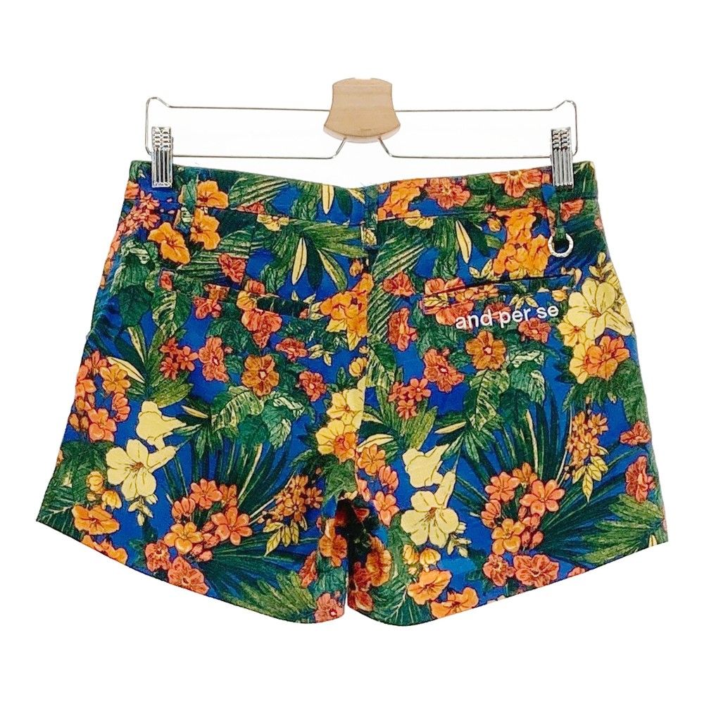 美品　アンパスィ and per se レディース　総柄ショートパンツ AND PER SE(アンパスィ) ショートパンツ｜中古ゴルフウェア通販