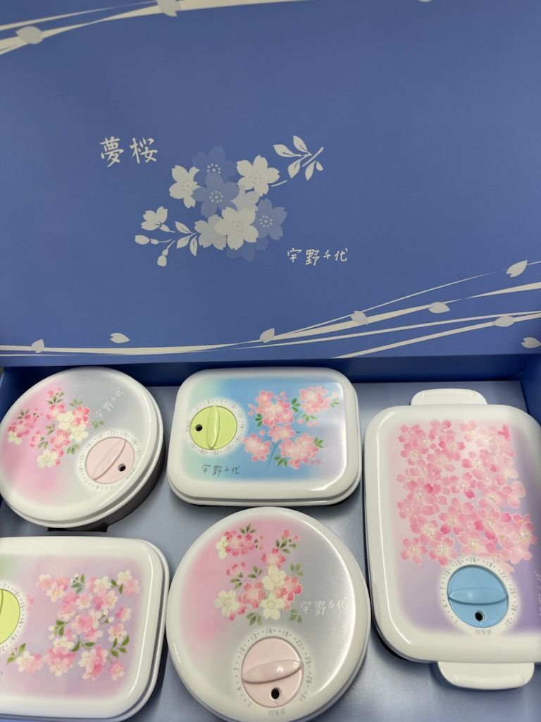 宇野千代 夢桜 保存容器 7点セット タッパー 電子レンジ - キッチン/食器