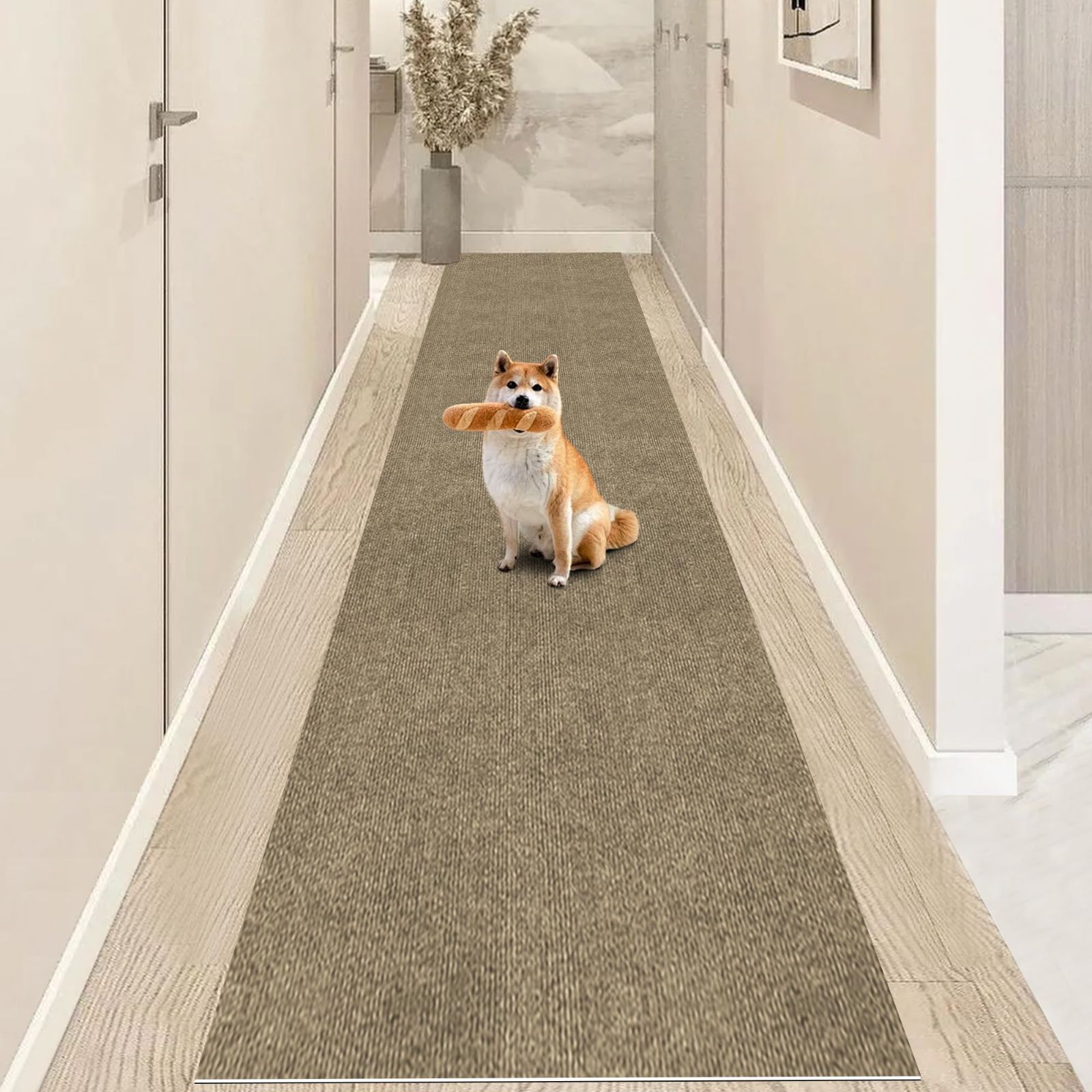 商品 mm モカ 厚さ4 階段マット80×600cm 玄関マット キッチンマット 廊下マット ロールマット ロングマット ロングマット 置くだけで吸着マット ペット 無地 無地 ラグ 防音 TPR 廊下敷き 吸着 カーペットタイプ おしゃれ 撥水 洗え
