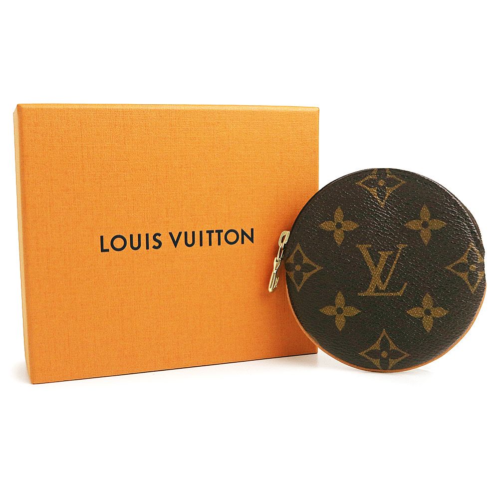 ルイ ヴィトン ポルト モネ ロン コインケース 小銭入れ 財布 モノグラム ブラウン ゴールド金具 M61926 LOUIS VUITTON ♥保管品