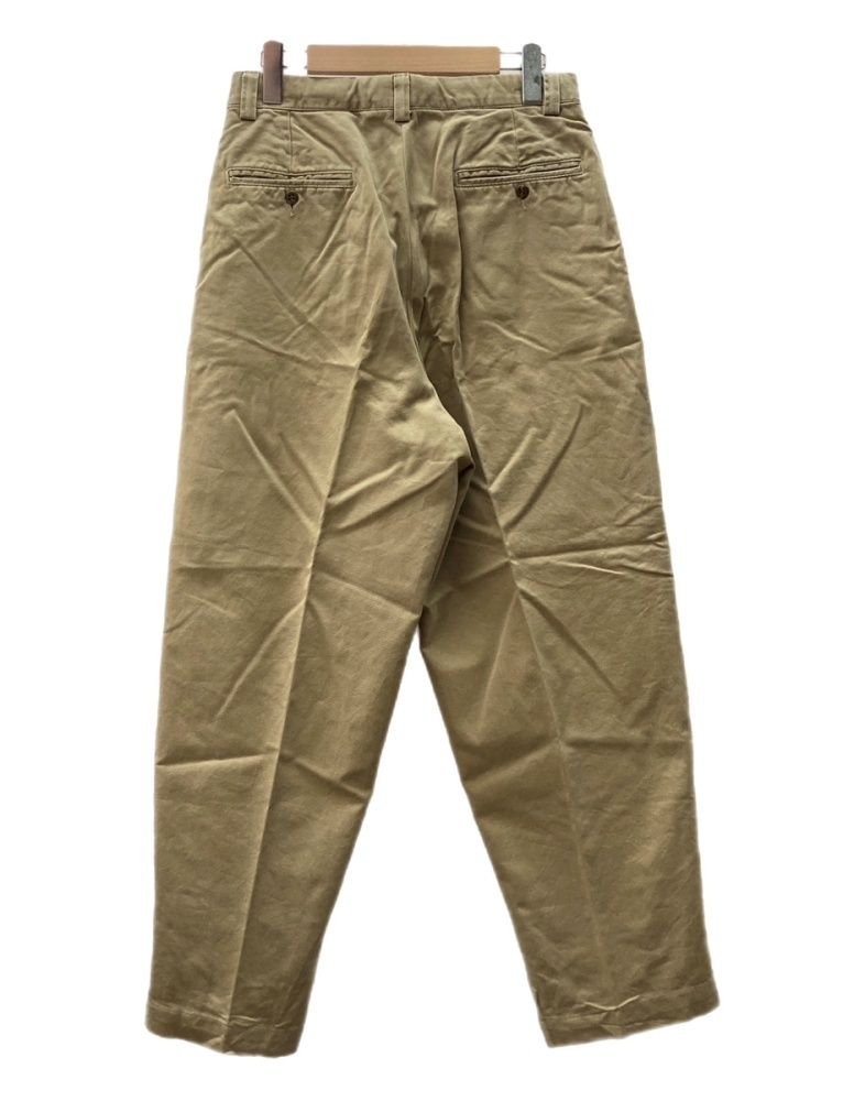 ダブルアールエル RRL 90s CHINO PANTS チノ パンツ ボタンフライ ワーク トラウザーズ 三ツ星タグ Ralph Lauren 薄茶 無地 チノパン ベージュ 29×30 104MB-345 WWW_OLIVIERBERNSTEIN_COM