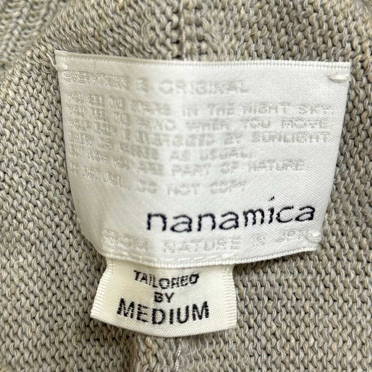 定価25300円 nanamica 7G Crew Neck Sweater クルーネック ニット 