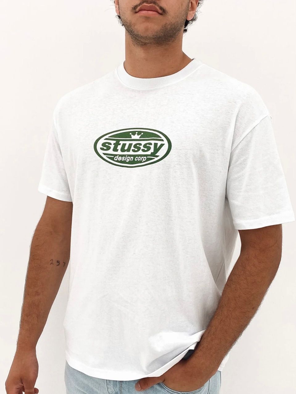 Stussy Oval Corp. SS Tee ステューシー Tシャツ L cambioygerencia.com.pe