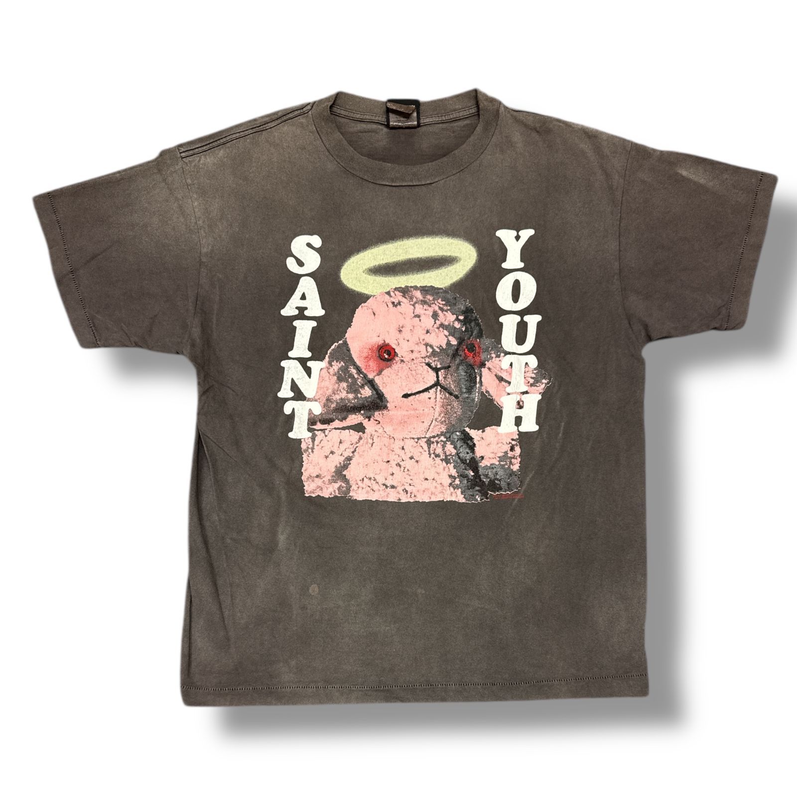参考上代27500円 SAINT MICHAEL 21AW T-SHIRT_PINKSHEEP ピンクシープ