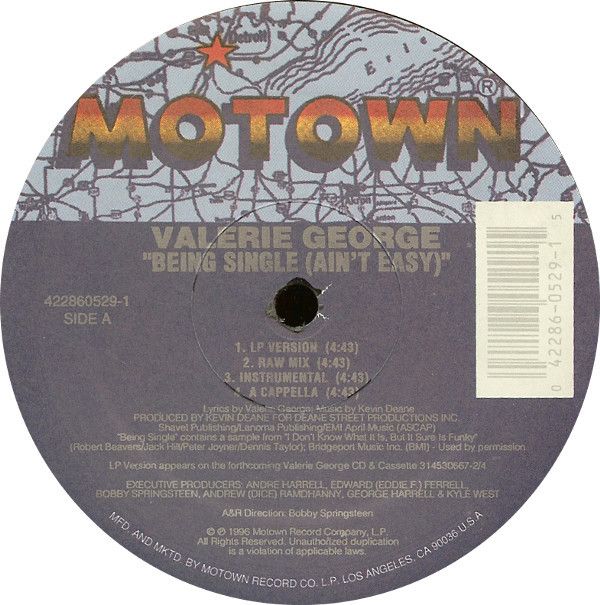 米12” Valerie George Being Single (Aint Easy) / Ill Be