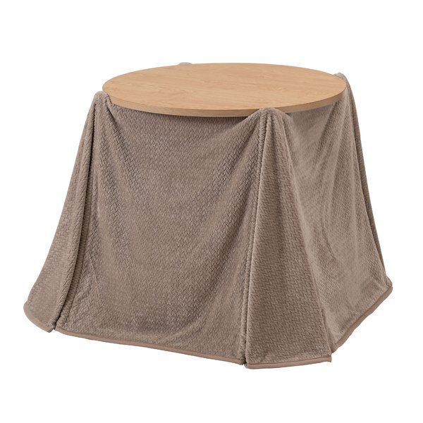 こたつ布団 単品 約209×209cm ベージュ 薄手 薄掛け コタツ布団 こたつ本体別売 生活雑貨 日用雑貨 冬支度 寒さ対策