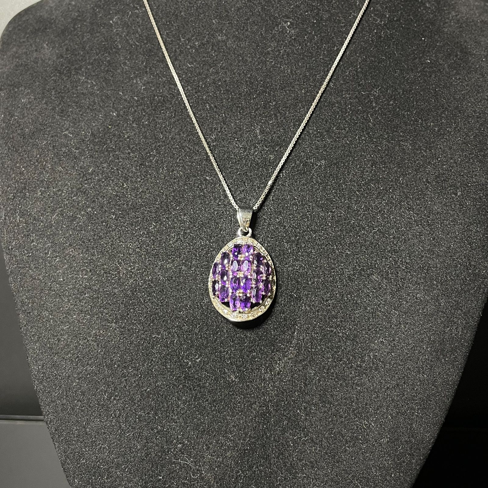 色石 Sv925 ネックレス 8.11g リング 7.25g セット B25101775