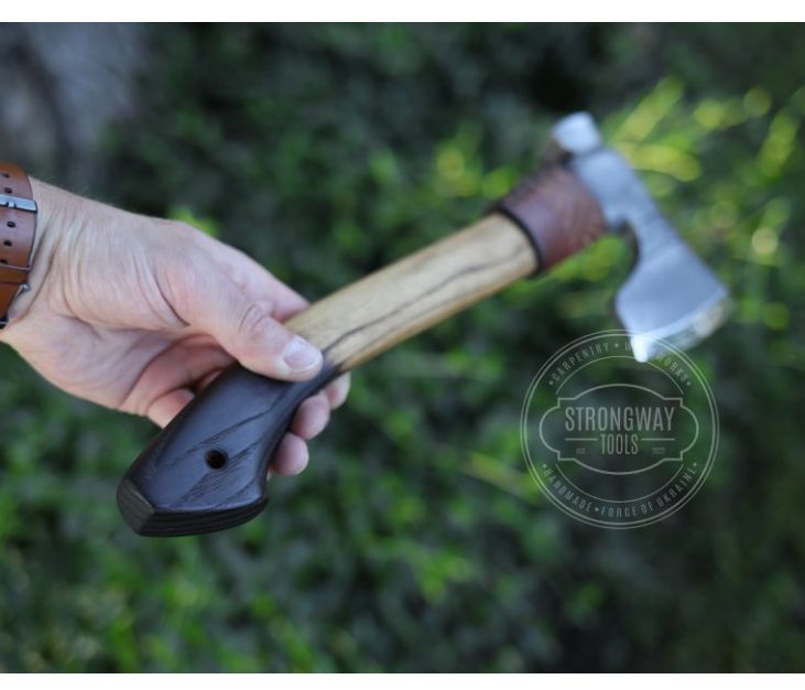 見本 ウクライナ産】手作り斧 中型アックス2装飾付き ハチェット