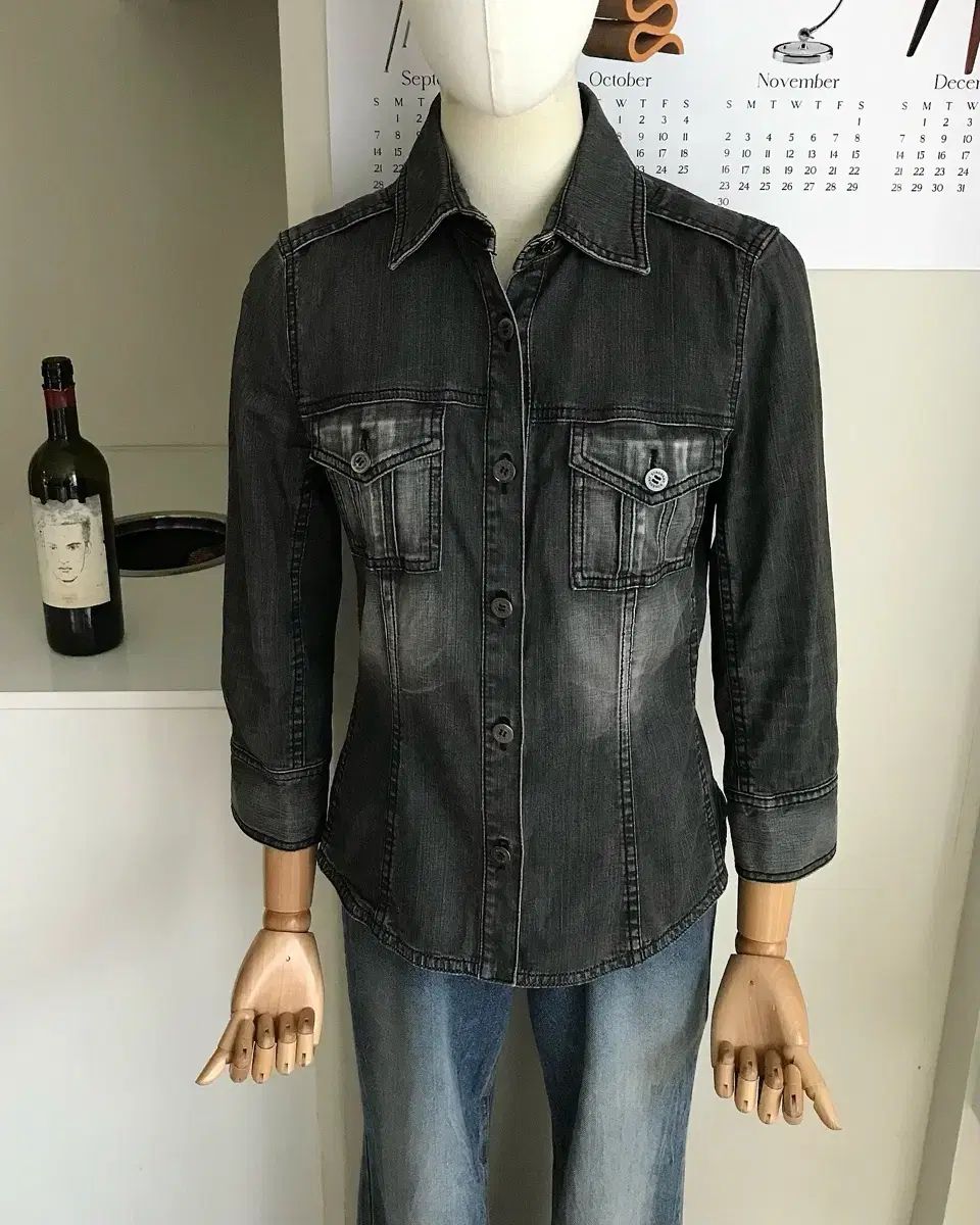 バーバリー ブラックデニム