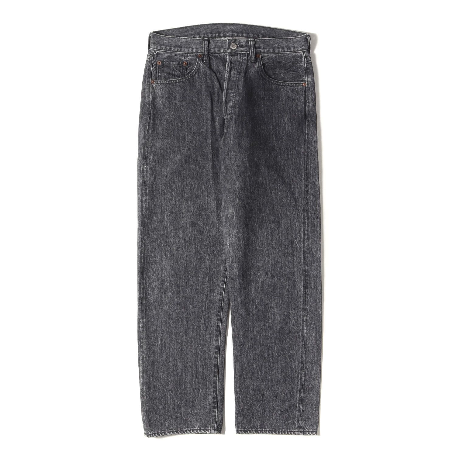 美品 A.PRESSE アプレッセ パンツ サイズ:30 22SS ヴィンテージ加工 ウォッシュド ワイド デニムパンツ Washed Denim  Wide Pants ブラックインディゴ 黒 日本製 ボトムス ジーンズ ジーパン【メンズ】 - メルカリ