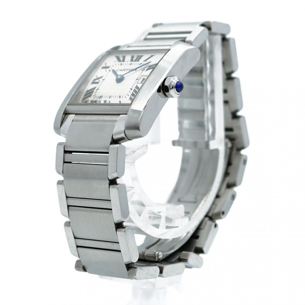 5wwi0230 カルティエ タンクフランセーズ 2465 白文字盤 腕時計 レディース