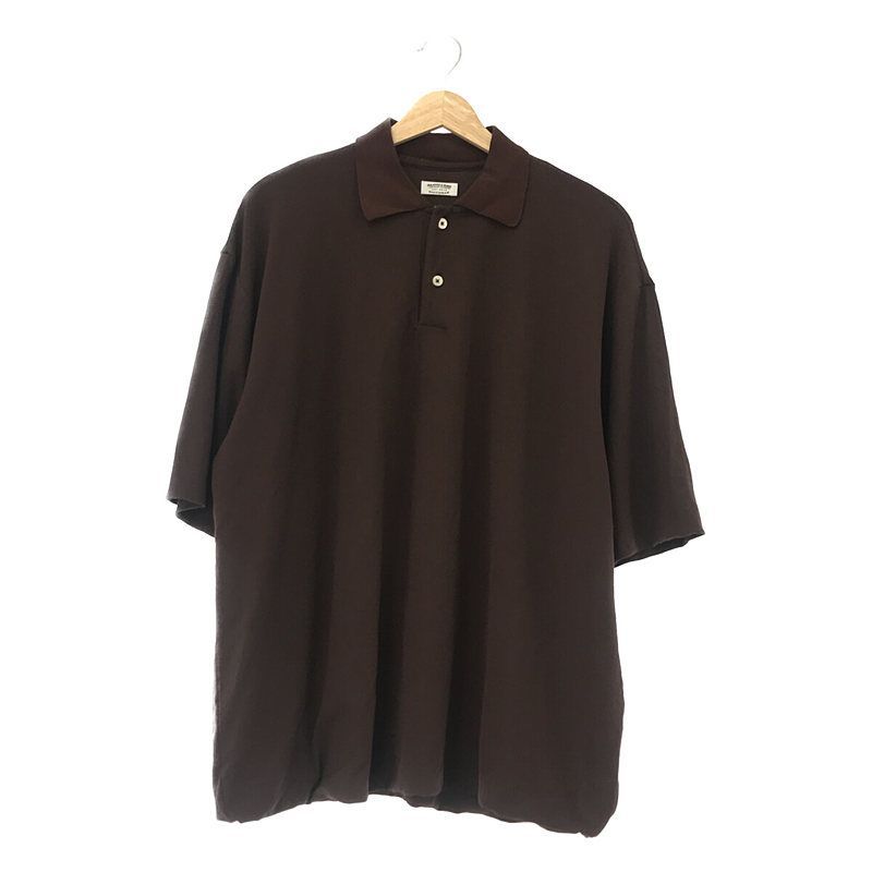 MAATEE&SONS 強撚POLO ブラック MAATEE&SONS -強撚POLO Wide- | twelve blog