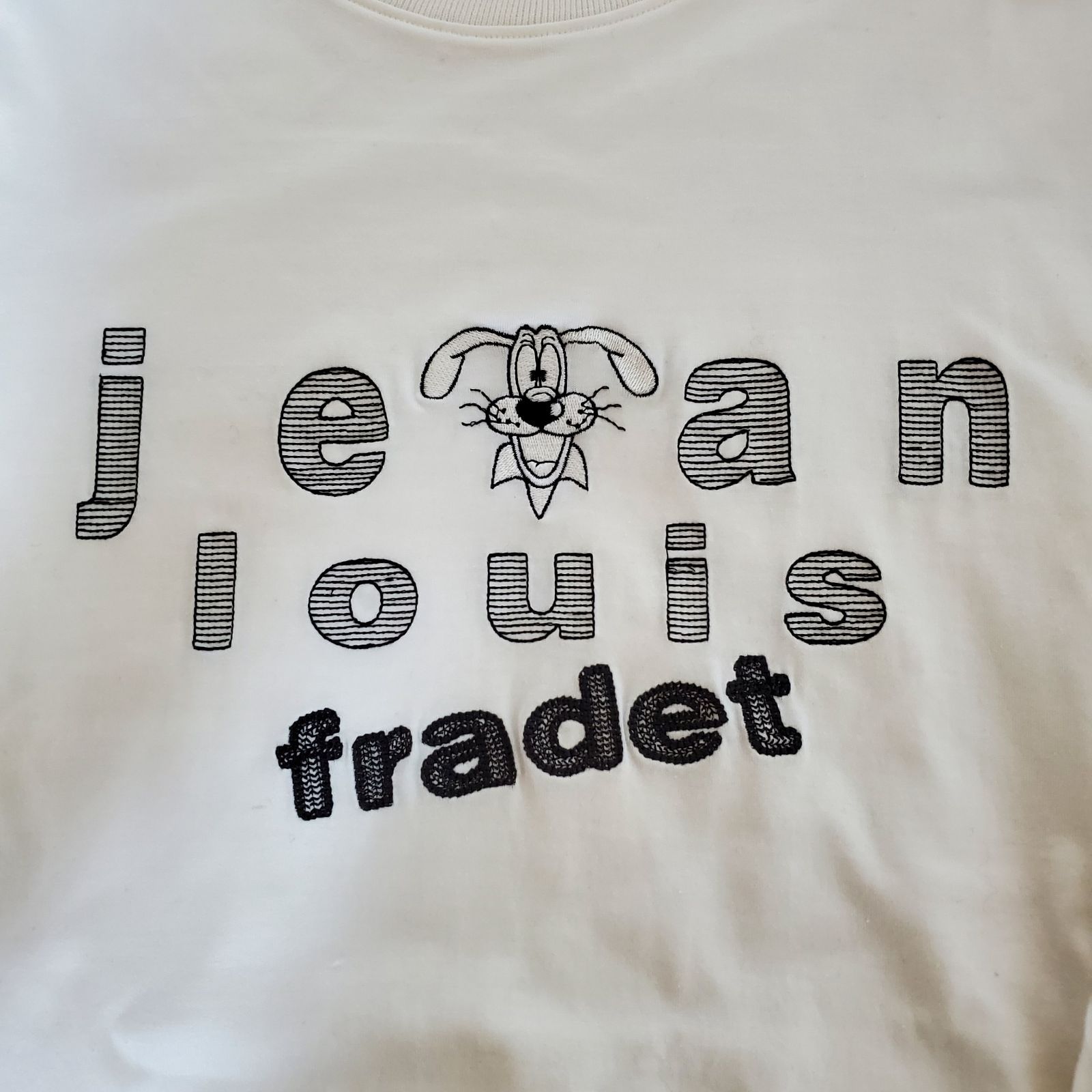 Jean Louis Fradet ジャンルイフラデ 長袖 Tシャツ ロゴ コットン