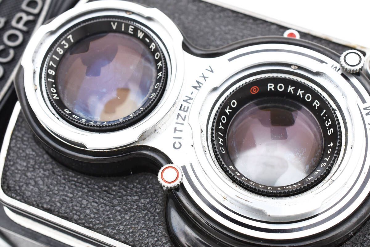 ☆ミノルタ Minolta AUTOCORD 75mm F3.5 二眼レフカメラ☆ L440 #1726