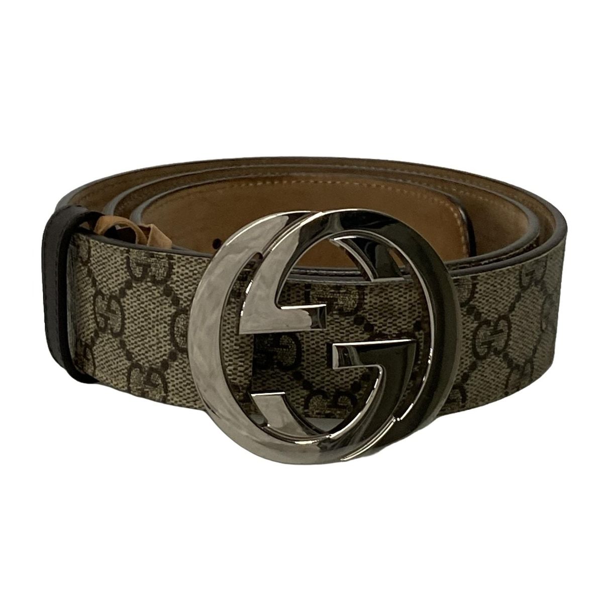 GUCCI(グッチ) ベルト 90.36 インターロッキングG/GGプラス・GG