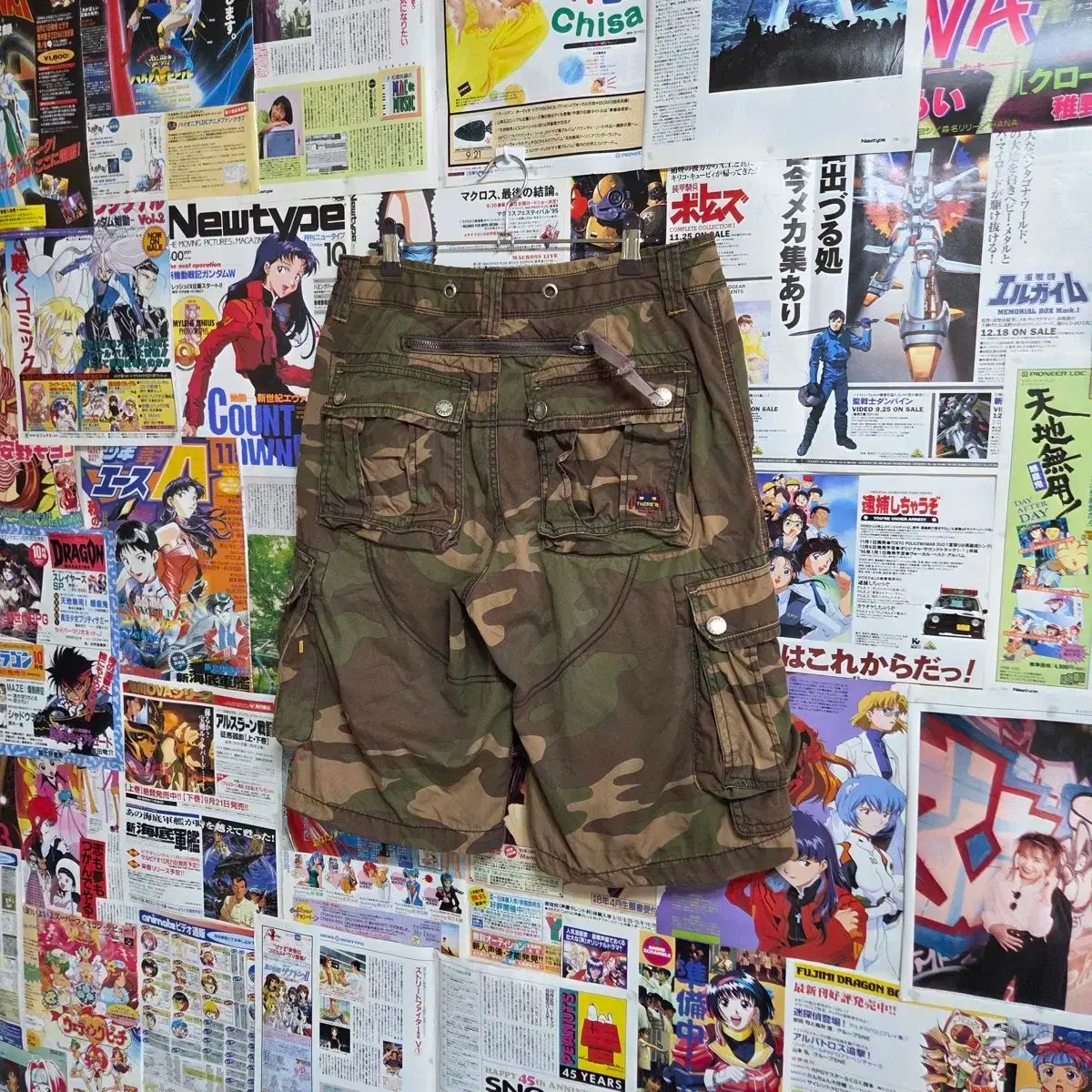 00s OLD GAP カモフラ カーゴショーツ 迷彩 バギー Y2K 38 Y2k カモフラ カーゴ ハーフパンツ カーゴカモフラハーフパンツ｜WEGO