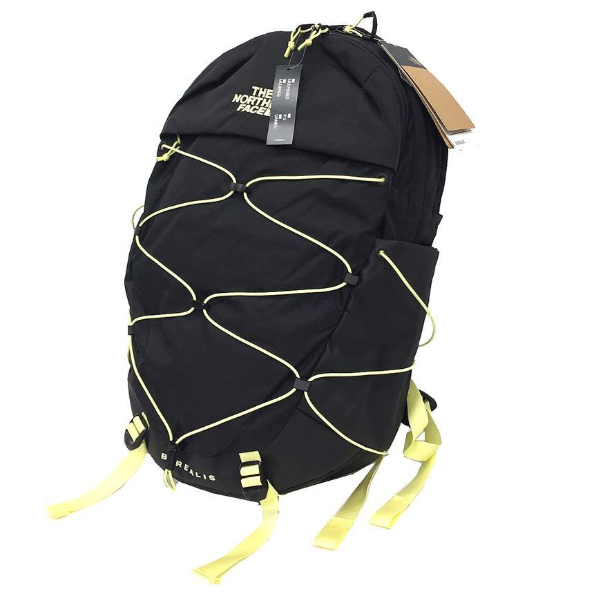 THE NORTH FACE ノースフェイス W ボ リス バックパック リュック A4ファイル収納可 ブラック×イエロー aq11455
