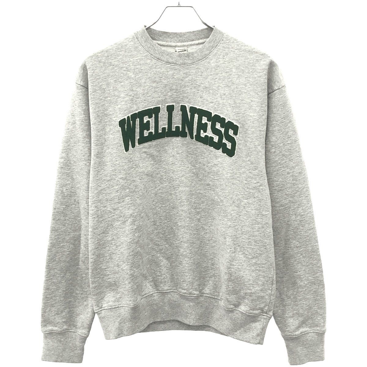 SPORTY&RICH スポーティアンドリッチ WELLNESS BOUCLE CREWN ワッペン 