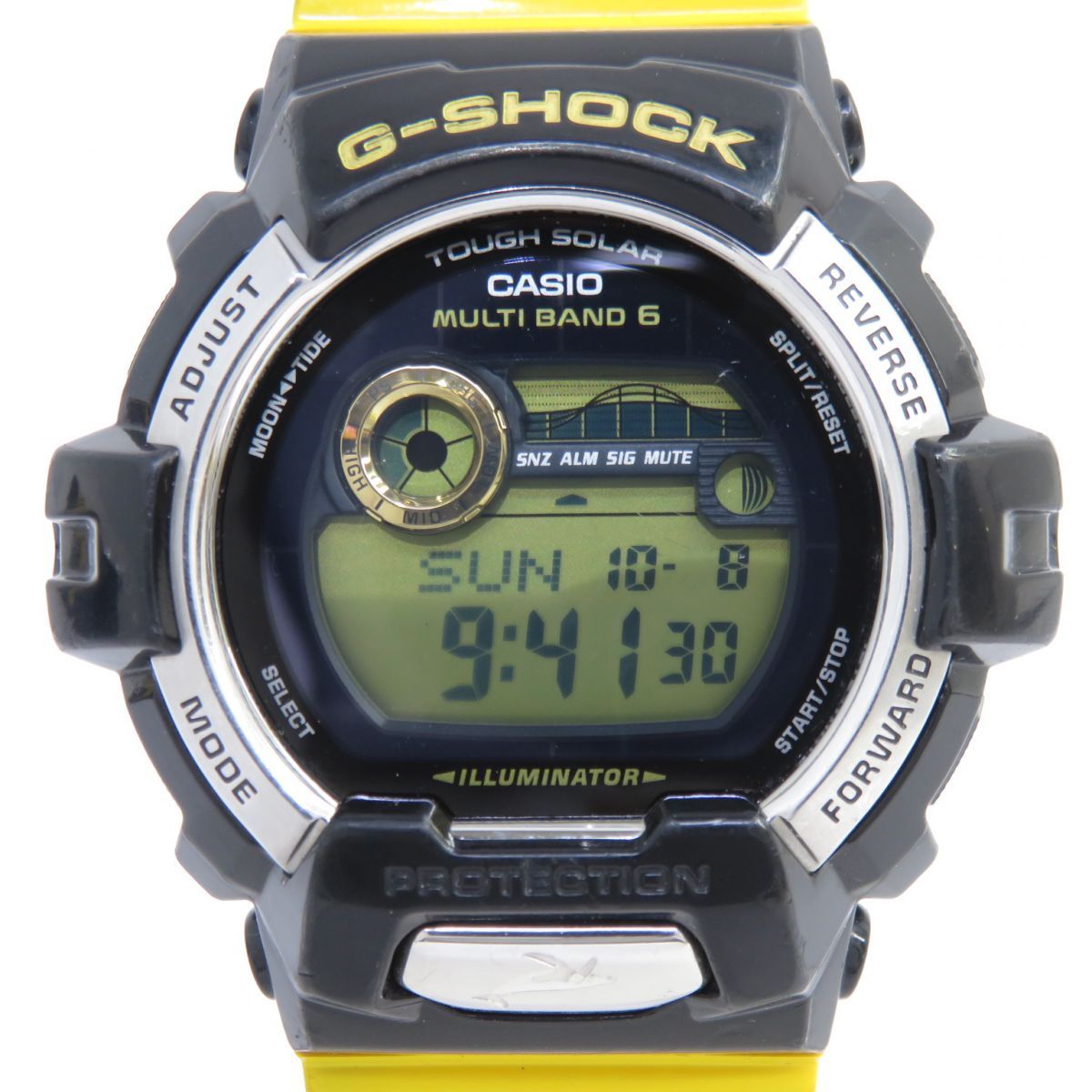 カシオG-SHOCK 2013年イルカクジラモデルGWX-8901K黄色、中古品