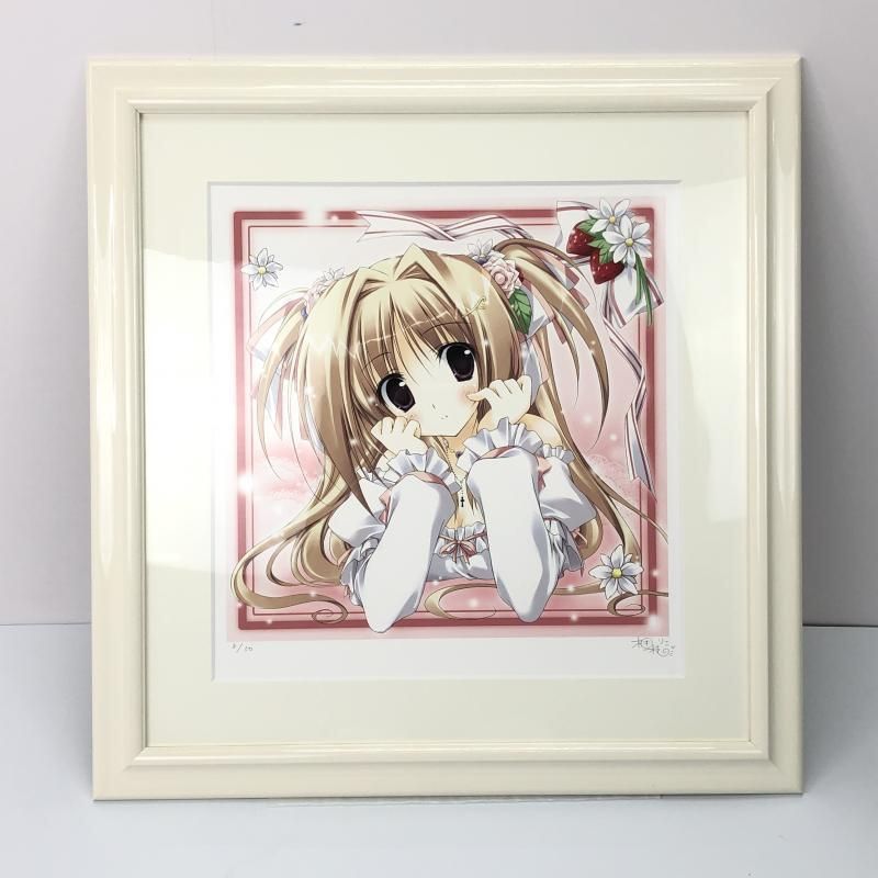 大学生 割引 中古】アールビバン 梱枝りこ 版画 sweet?【本体のみ】[10 その他