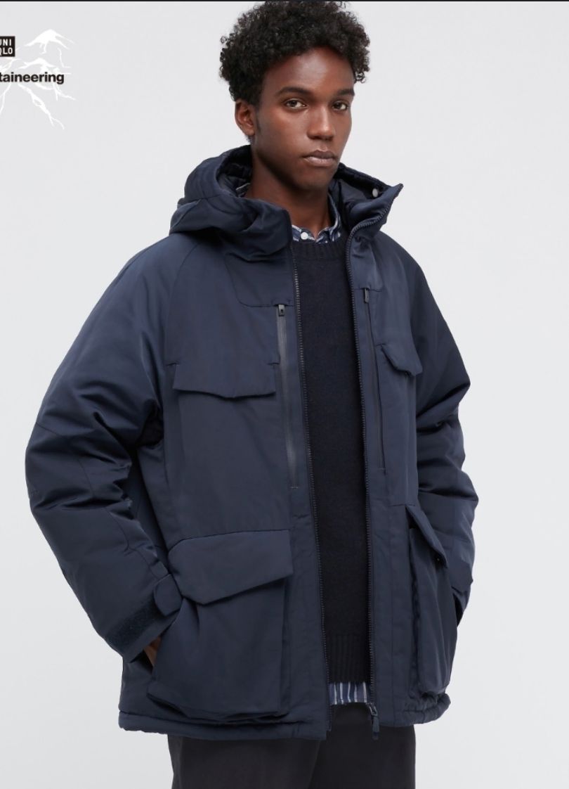 UNIQLO ホワイトマウンテニアリング ダウンジャケット 大きいサイズ UNIQLO(ユニクロ) ホワイト・マウンテニアリング ダウンジャケット