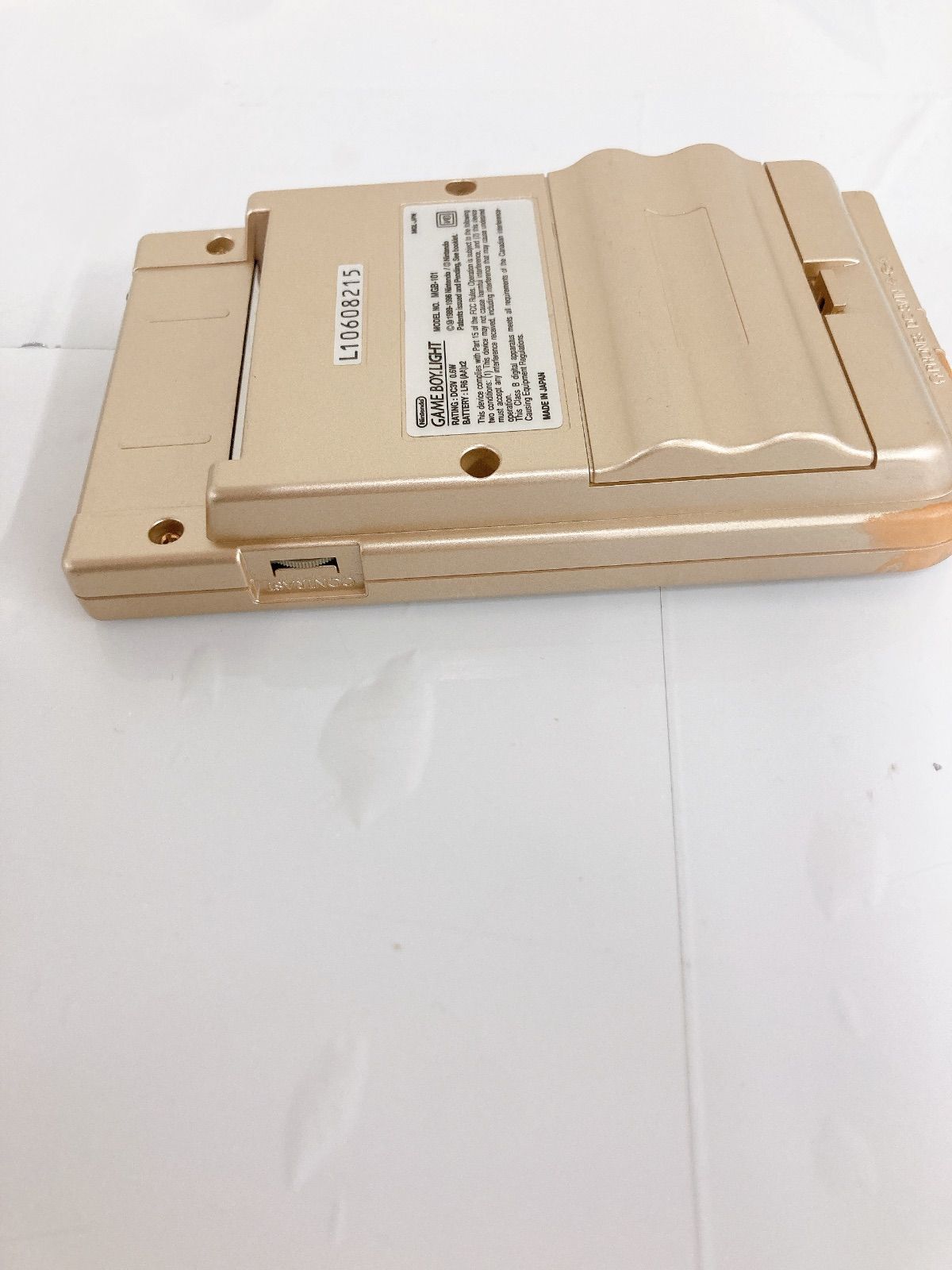 【通電確認品】ゲームボーイライト　ゴールド Nintendo ゲームボーイライトゴールド ゲームボーイ LIGHT