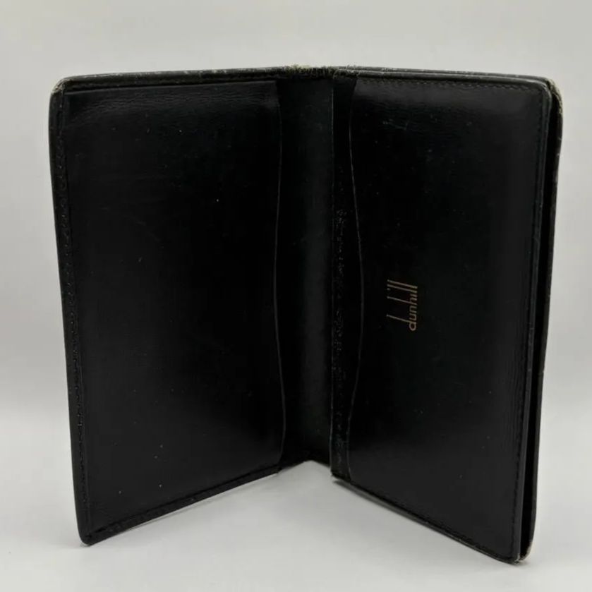 【yrsk】dunhill ブラックレザー 名刺入れ dunhill 黒 レザー 名刺入れ - メルカリ