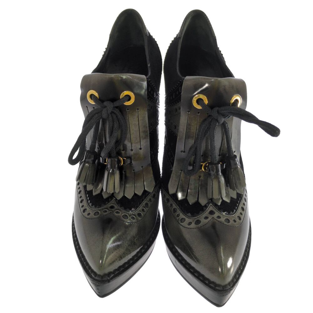 GUCCI グッチ ショートブーティ･パンプス靴|226329|37 1|2|ブラック|翌日配送可 ♀ B レディース 591058