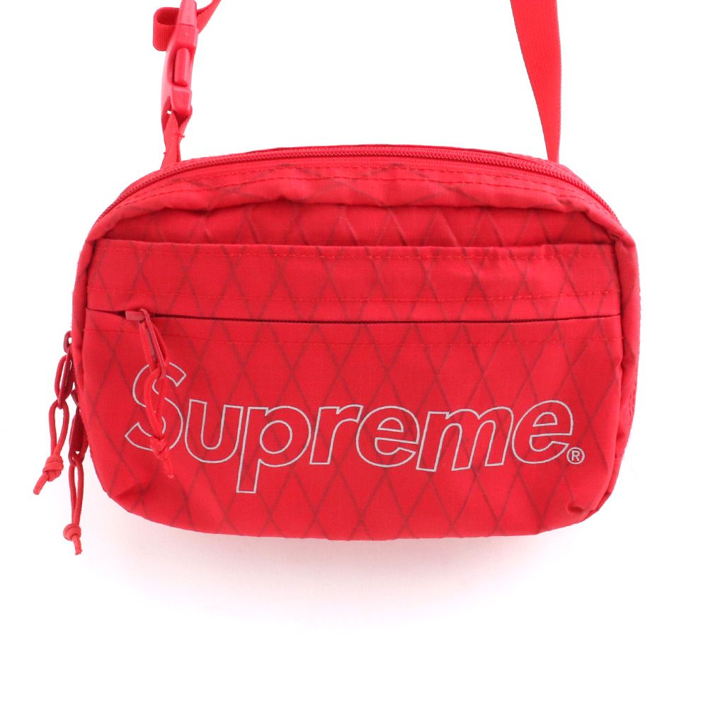 SUPREME 18AW ボックスロゴナイロンショルダーバッグ - メルカリ