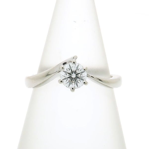 MIKIMOTO ダイヤモンド リング 0.33ct E/VS1/ プラチナ PT950 美 MIKIMOTO ダイヤモンド リング 0.33ct E/VS1/ プラチナ PT950 美